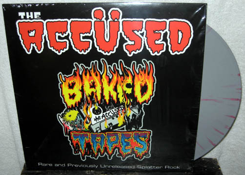 THE ACCUSED "Baked Tapes" LP (Unrest) Grey Marble